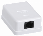 ITK Настенная инф. розетка RJ45, кат.5Е UTP, 1-порт