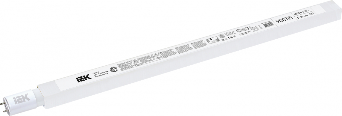 Лампа LED T8 линейная 10Вт 230В 6500К G13 IEK