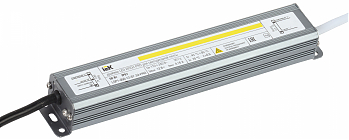 Драйвер LED ИПСН-PRO 50Вт 12 В блок- шнуры IP67 IEK