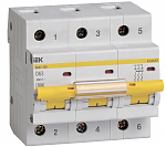 Авт. выкл. ВА47-100 3Р 63А 10кА х-ка D IEK