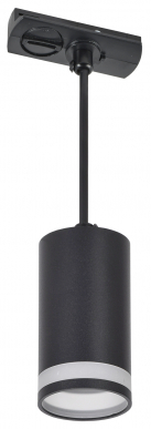 LIGHTING Светильник 4117 декоративный трековый подвесной под лампу GU10 черный IEK