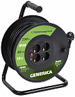 Катушка УК40 с т/з 4 места 2P+PE/40м 3х1,0мм2 GENERICA
