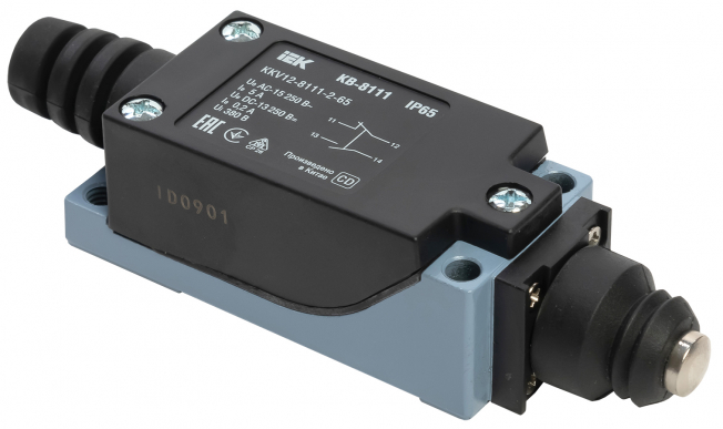 Выкл. конц. КВ-8111 толкатель купольный IP65 IEK