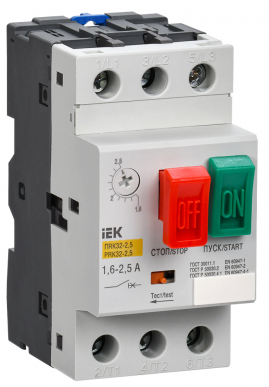 Пускатель ПРК32-25 In=25A Ir=20-25A Ue 660В IEK