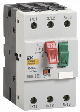 Пускатель ПРК64-25 In=25A Ir=16-25A Ue 660В IEK
