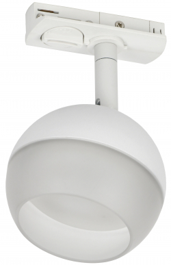 LIGHTING Светильник 4118 декоративный трековый поворотный под лампу GX53 белый IEK