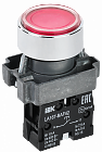 Кнопка LA167-BAF42 d=22мм 1р красная IEK