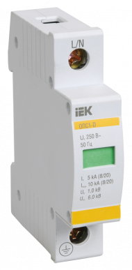 Огр-ль имп. перенапр. ОПС1-D 1Р In=5kA Un=230B Im=10kA IEK