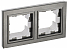 BRITE Рамка 2-мест. IP44 РУ-2-БрШ-44 шамп. IEK