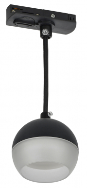 LIGHTING Светильник 4119 декоративный трековый подвесной под лампу GX53 черный IEK