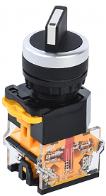 Переключатель D8-11X2 2 полож. 1з+1р черный IEK