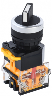 Переключатель D8-11X2 2 полож. 1з+1р черный IEK