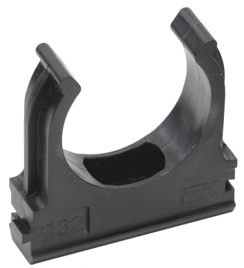 ELASTA Держатель с защелкой CF32 черный (5шт/компл) IEK