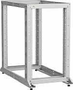 ITK LINEA F Стойка 2-рамная 37U 600х600-1000мм серая