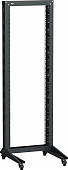 ITK LINEA F Стойка 1-рамная на рол. 42U 600х600мм черная