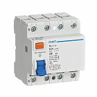 ВДТ (УЗО) NL1-63 4P 63А 100мА 6кА тип AC (DB) (R) Chint